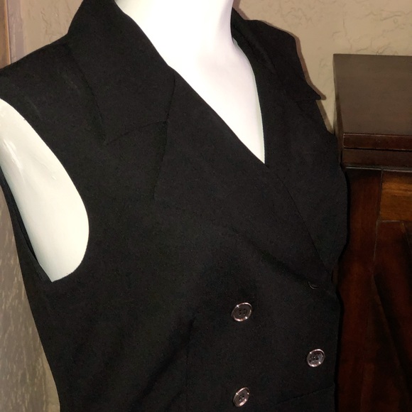 New Black Sandra Darren Dress - Picture 3 of 4